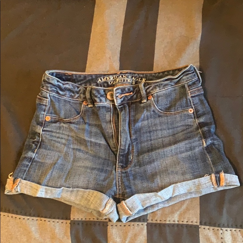 American Eagle High Waisted Jean Shorts